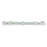 Hidalgo 18K Gold and 0.11ct Diamond Micro Band HDR656WG photo