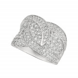 Jewelmi Custom 14k White Gold Diamond Ring photo