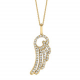 Jewelmi Custom 14k Yellow Gold Diamond Necklace photo