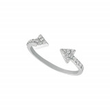 Jewelmi Custom 14k White Gold Diamond Ring photo