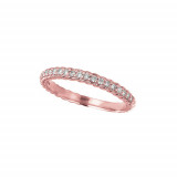 Jewelmi Custom 14k Rose Gold Diamond Ring photo