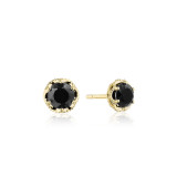 Tacori 14k Yellow Gold Crescent Crown Gemstone Stud Earring - SE25319FY photo