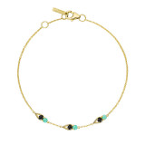 Tacori 14k Yellow Gold Petite Gemstones Women's Bracelet - SB2311949FY photo