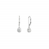 Jewelmi Custom 14k White Gold Diamond Earrings photo