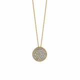 Jewelmi Custom 14k Yellow Gold Diamond Necklace photo