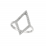 Jewelmi Custom 14k White Gold Diamond Ring photo