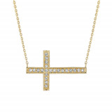 Jewelmi Custom 14k Yellow Gold Diamond Necklace photo