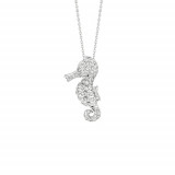 Jewelmi Custom 14k White Gold Diamond Necklace photo