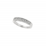 Jewelmi Custom 14k White Gold Diamond Stackable Ring photo
