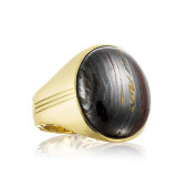 Tacori 18k Yellow Gold Legend Gemstone Men's Ring - MR104Y39 photo