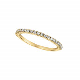 Jewelmi Custom 14k Yellow Gold Diamond Stackables Ring photo