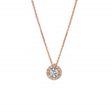 Jewelmi Custom 14k Rose Gold Diamond Necklace photo