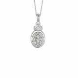 Jewelmi Custom 14k White Gold Diamond Necklace photo