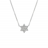 Jewelmi Custom 14k White Gold Diamond Necklace photo