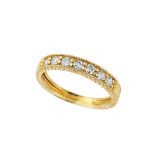 Jewelmi Custom 14k Yellow Gold Diamond Ring photo
