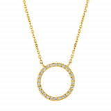 Jewelmi Custom 14k Yellow Gold Diamond Necklace photo