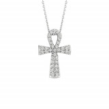 Jewelmi Custom 14k White Gold Diamond Necklace photo
