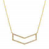Jewelmi Custom 14k Yellow Gold Diamond Necklace photo