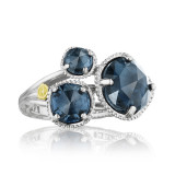 Tacori Sterling Silver Gemma Bloom Gemstone Men's Ring - SR13733 photo