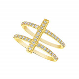 Jewelmi Custom 14k Yellow Gold Diamond Ring photo