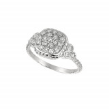 Jewelmi Custom 14k White Gold Diamond Ring photo