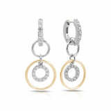 Belle Etoile Concentra Two Tone Earrings photo