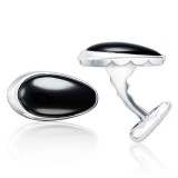 Tacori Sterling Silver Retro Classic Gemstone Men's Cuffink - MCL11419 photo