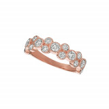 Jewelmi Custom 14k Rose Gold Diamond Ring photo