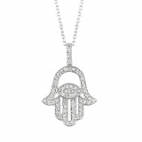 Jewelmi Custom 14k White Gold Diamond Necklace photo