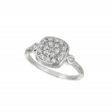 Jewelmi Custom 14k White Gold Diamond Ring photo