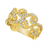 Jewelmi Custom 14k Yellow Gold Diamond Ring photo