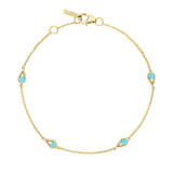 Tacori 14k Yellow Gold Petite Gemstones Women's Bracelet - SB23248FY photo