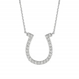 Jewelmi Custom 14k White Gold Diamond Necklace photo