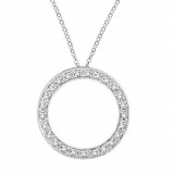 Jewelmi Custom 14k White Gold Diamond Necklace photo