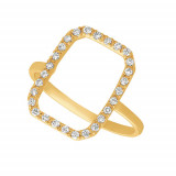 Jewelmi Custom 14k Yellow Gold Diamond Ring photo
