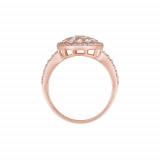 Jewelmi Custom 14k Rose Gold Diamond Ring photo 2