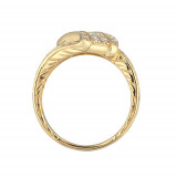 Jewelmi Custom 14k Yellow Gold Diamond Ring photo 2