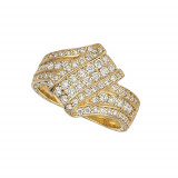 Jewelmi Custom 14k Yellow Gold Diamond Ring photo