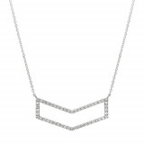Jewelmi Custom 14k White Gold Diamond Necklace photo