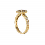 Jewelmi Custom 14k Yellow Gold Diamond Ring photo 2