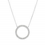 Jewelmi Custom 14k White Gold Diamond Necklace photo