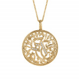 Jewelmi Custom 14k Yellow Gold Diamond Necklace photo