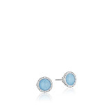 Tacori Sterling Silver Crescent Embrace Gemstone Stud Earring - SE24105 photo