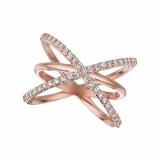 Jewelmi Custom 14k Rose Gold Diamond Ring photo