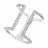 Jewelmi Custom 14k White Gold Diamond Ring photo