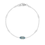 Tacori Sterling Silver Horizon Shine Gemstone Women's Bracelet - SB22438 photo