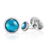 Tacori Sterling Silver Retro Classic Gemstone Men's Cuffink - MCL10542 photo