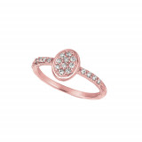 Jewelmi Custom 14k Rose Gold Diamond Ring photo