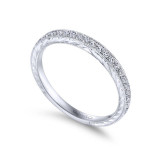 Gabriel & Co. 14k White Gold Victorian Eternity Wedding Band - WB7288W44JJ photo 3