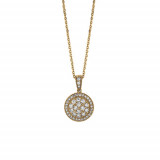 Jewelmi Custom 14k Yellow Gold Diamond Necklace photo